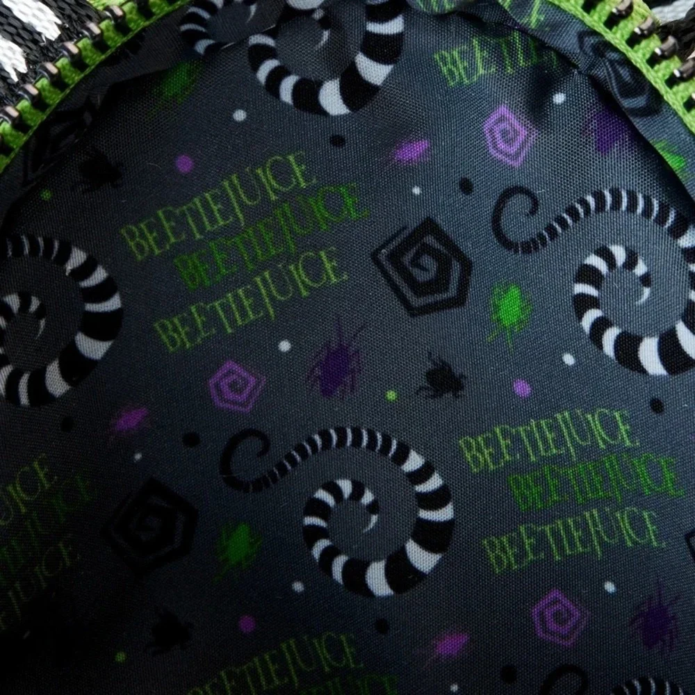 Loungefly‎ Beetlejuice Cosplay Mini Backpack Size Medium Dog Harness